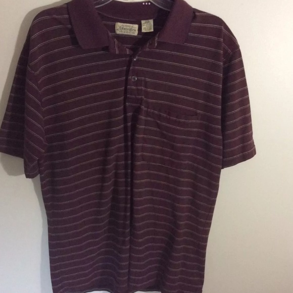 LOT OF 4 MENS POLO SHIRTS PERRY ELLIS ST JOHNS BAY RUFF HEWN RED KHAKI LARGE - Picture 6 of 9